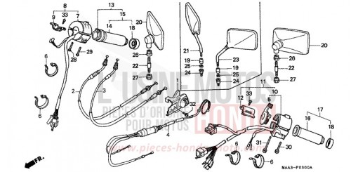 COMMUTATEUR/CABLE (VT1100CS/CT) VT1100CS de 1995